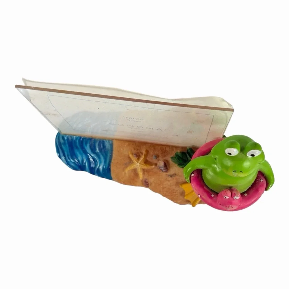 Frog Picture‎ Frame Frog Beach Theme Sonoma 3.5x5in